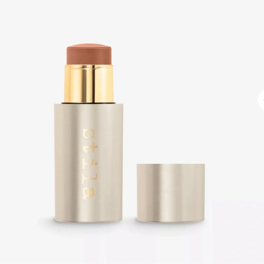 Stila Cosmetics Putty Bronzer‎ Blush Duo w/ Sun-kissed Bronze Lip Cheek Stick